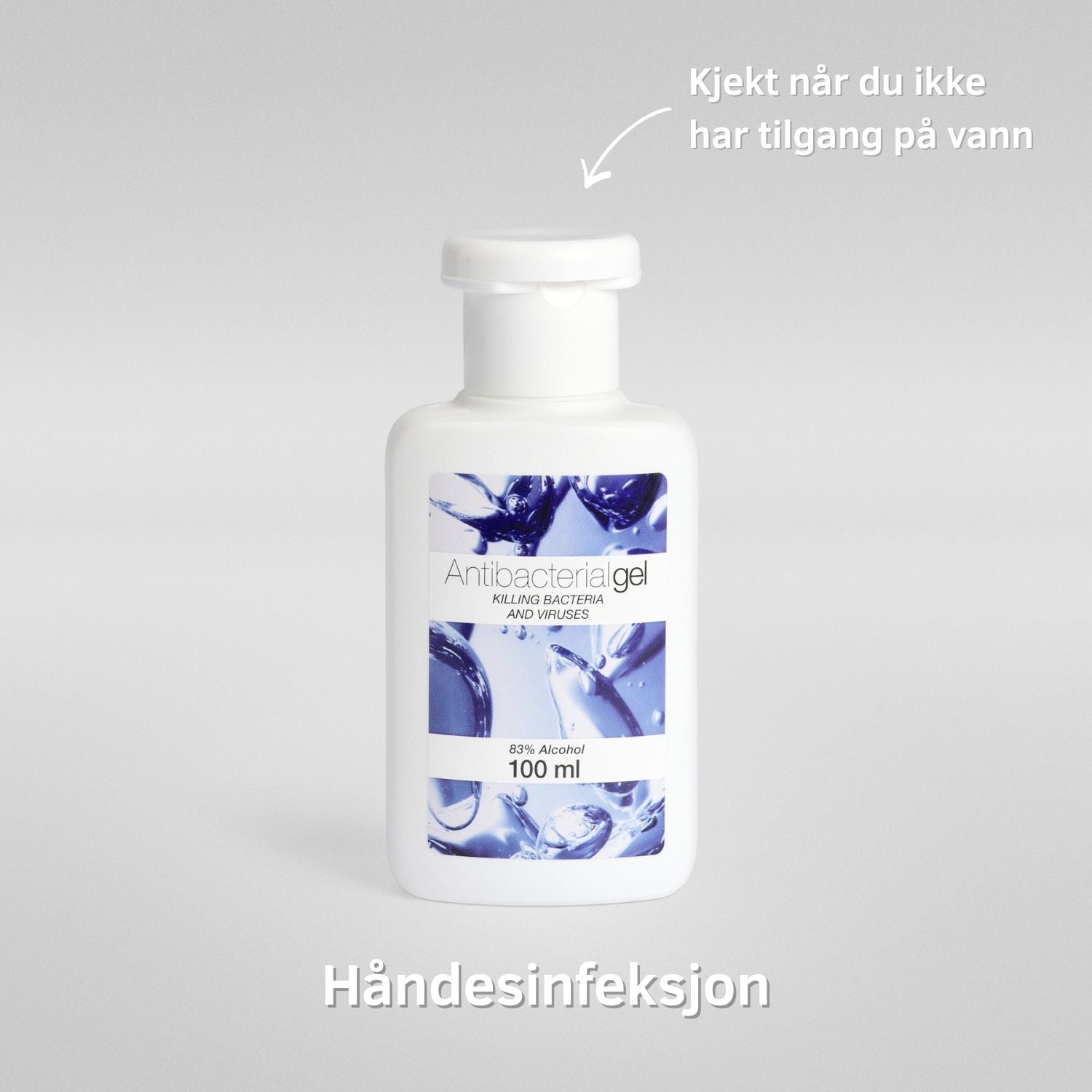 Desinfeksjonsmiddel i beredskapspakken - Krisesikker