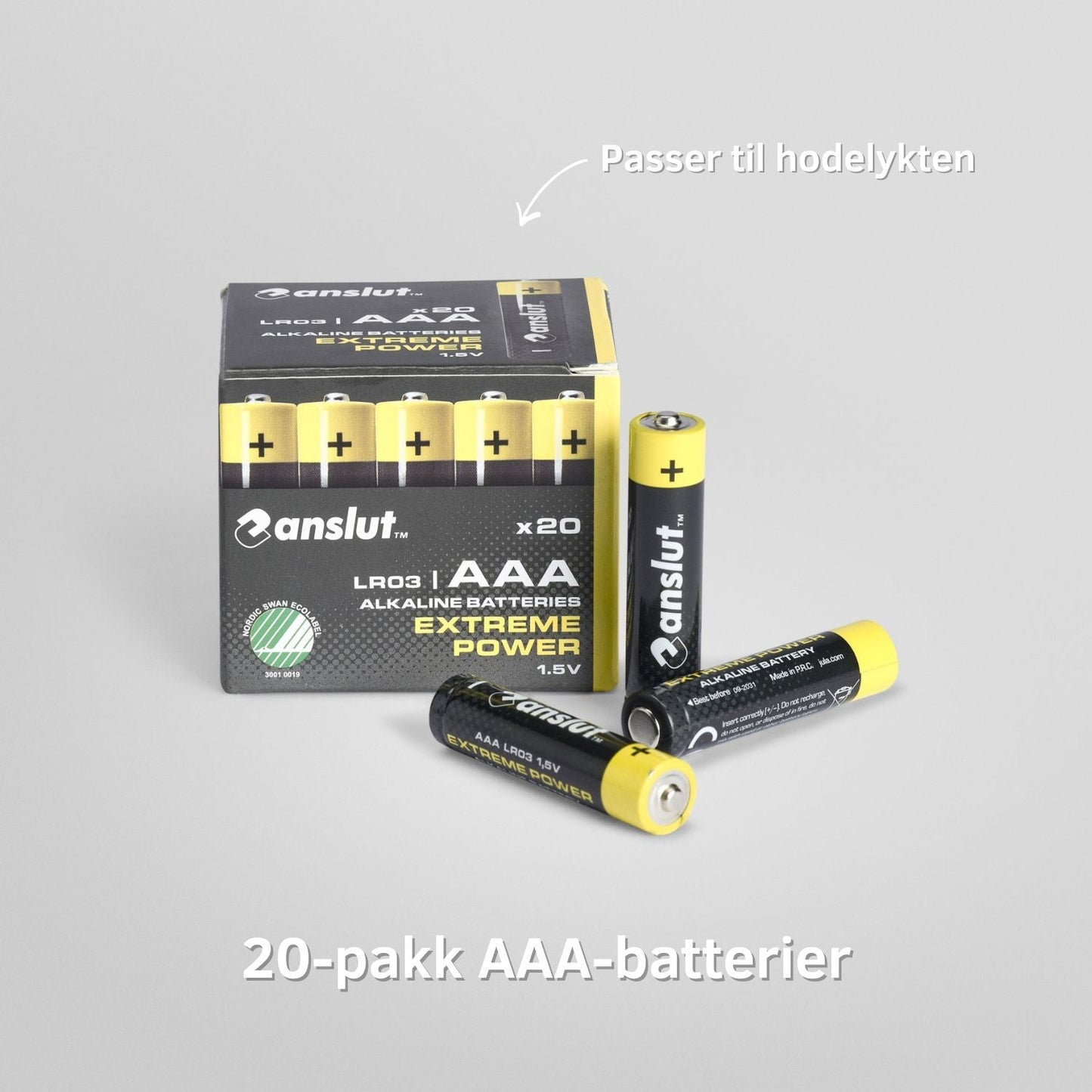 AAA-batterier - Krisesikker