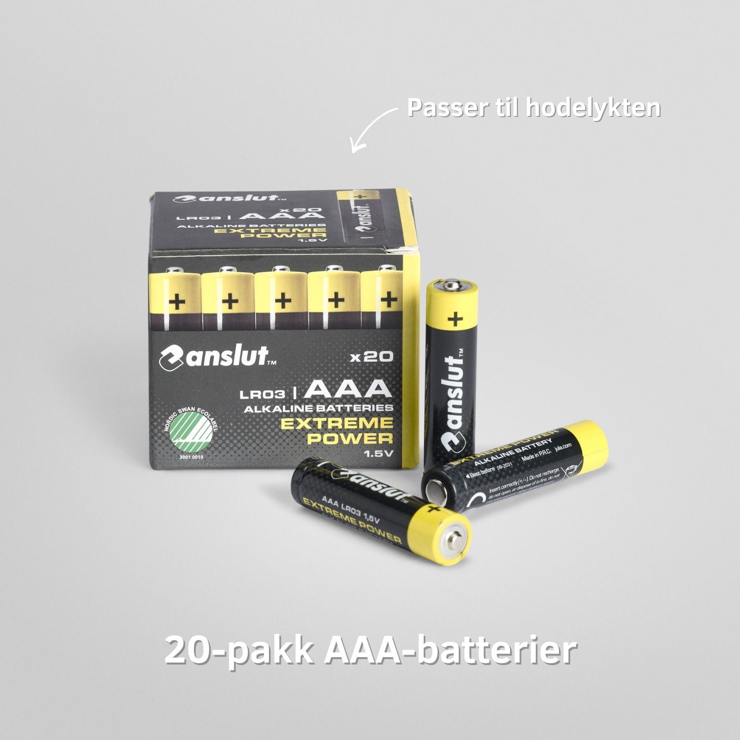 AAA-batterier - Krisesikker