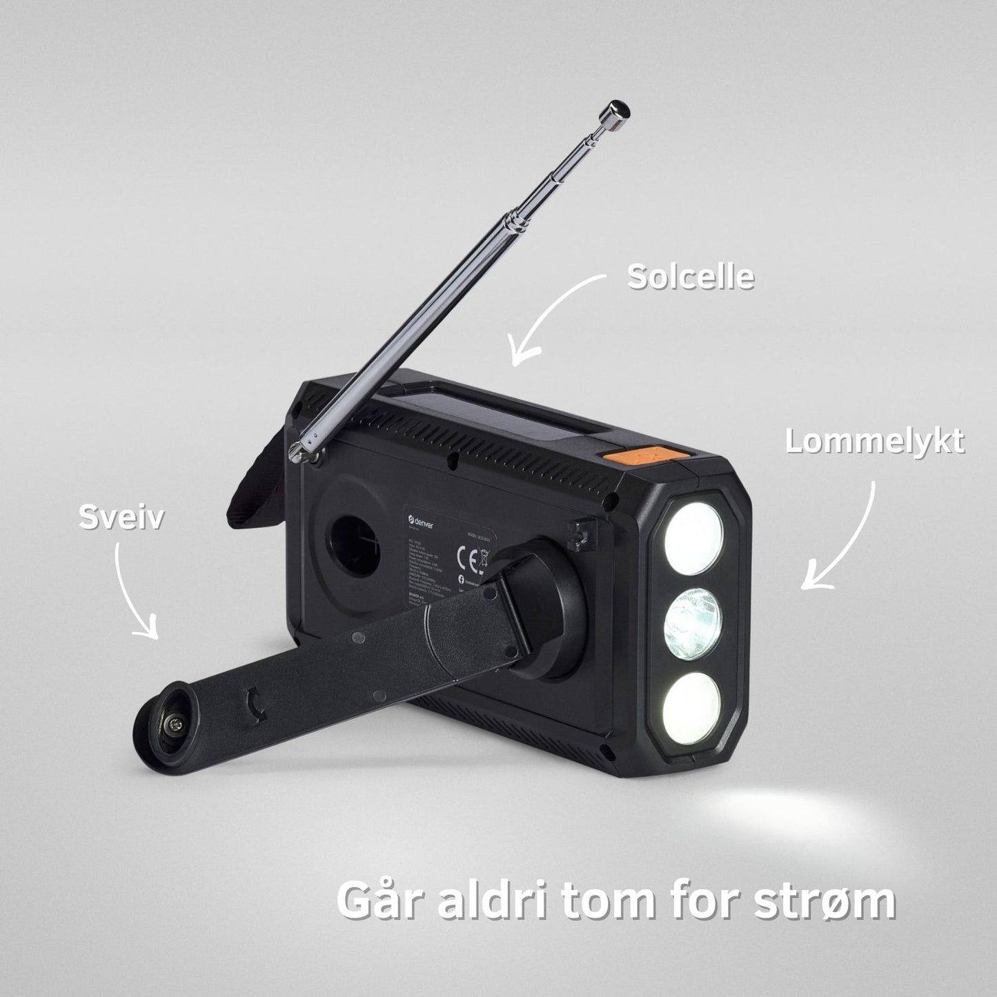 Komplett beredskapspakke (familiepakke til 3)