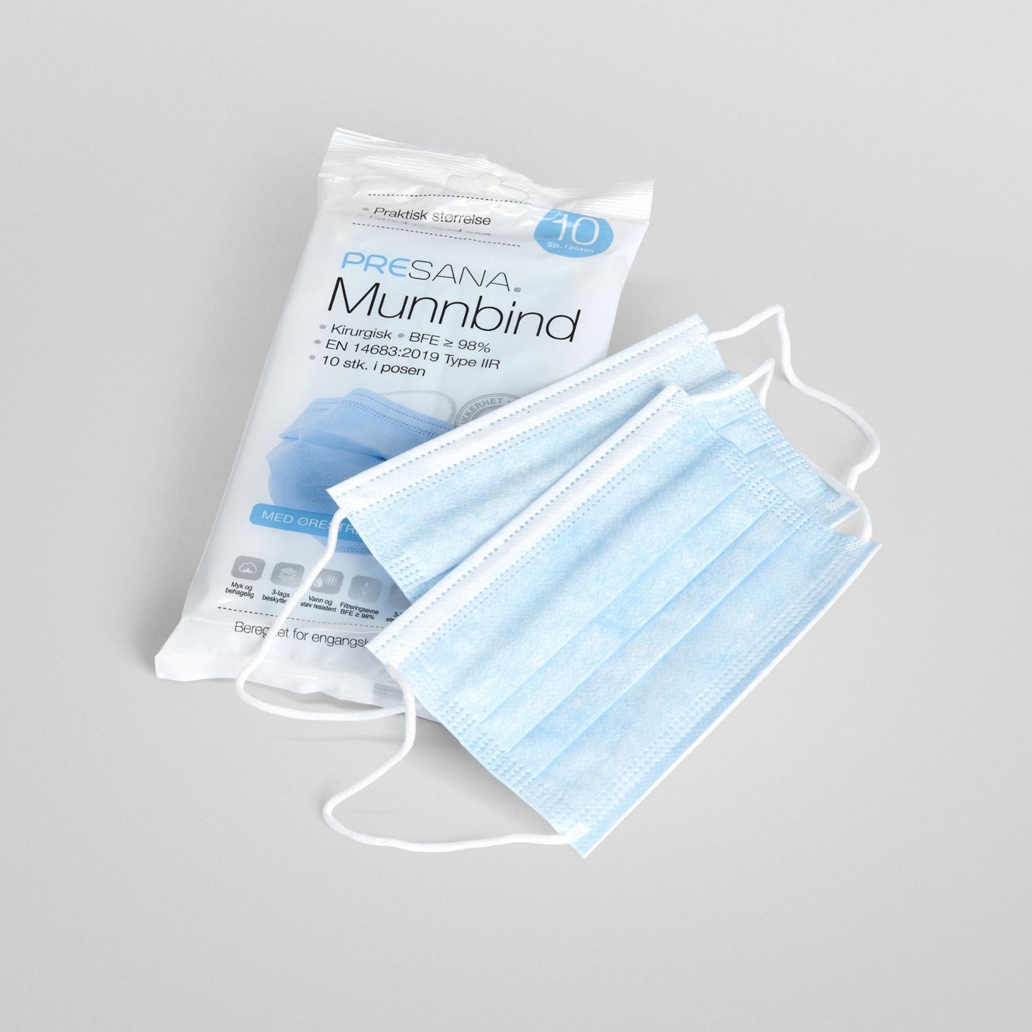 Komplett beredskapspakke (familiepakke til 3)