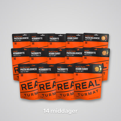 REAL Turmat 14 middager