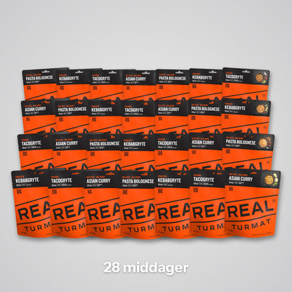 REAL Turmat 28 middager