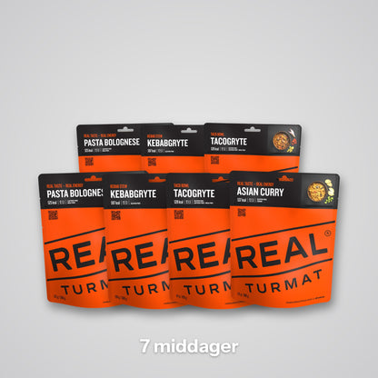 REAL Turmat 7 middager