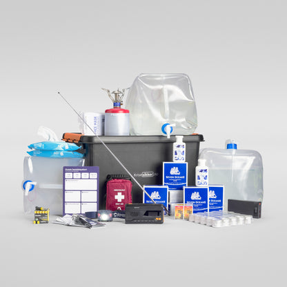 Komplett beredskapspakke (familiepakke til 3)