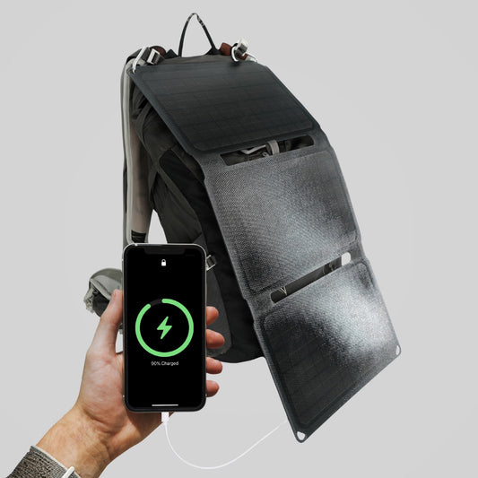 Bærbart solcellepanel 20W